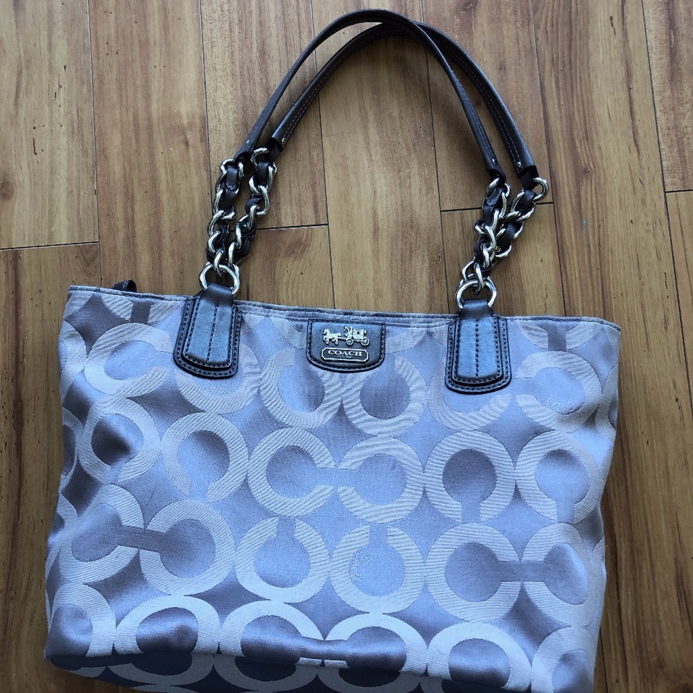 Coach Madison Chain Link Tote